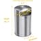 Hls Commercial 50 gal Round Outdoor Can, Silver, Open Top, Stainless Steel, 21.7 in HLS50DSO - alternate 6